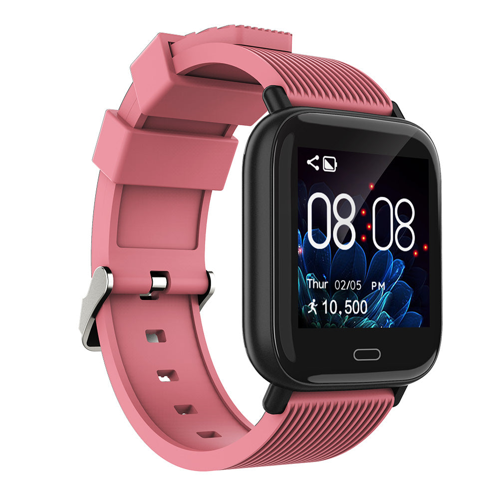 Bakeey G20 Dynamic UI Weather Target Setting HR Blood Pressure Oxygen Monitor bluetooth5.0 Smart Watch - Pink