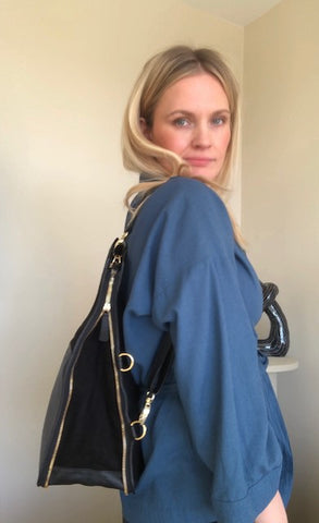 Workbag, beautiful women's backpack in genuine leather