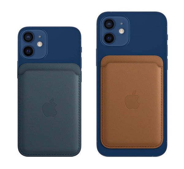 Porte-cartes en cuir avec MagSafe pour iPhone 12/mini/Pro/Max – iPhoShop