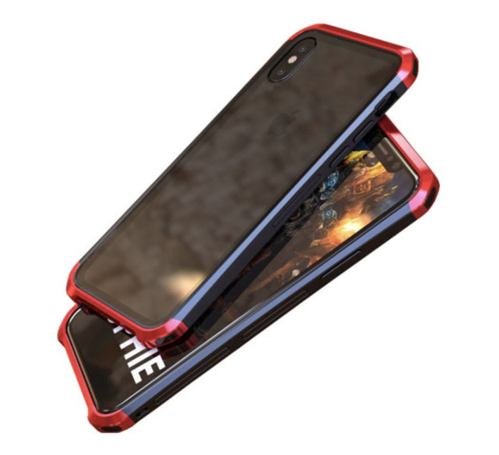 coque iphone xr carbon rouge