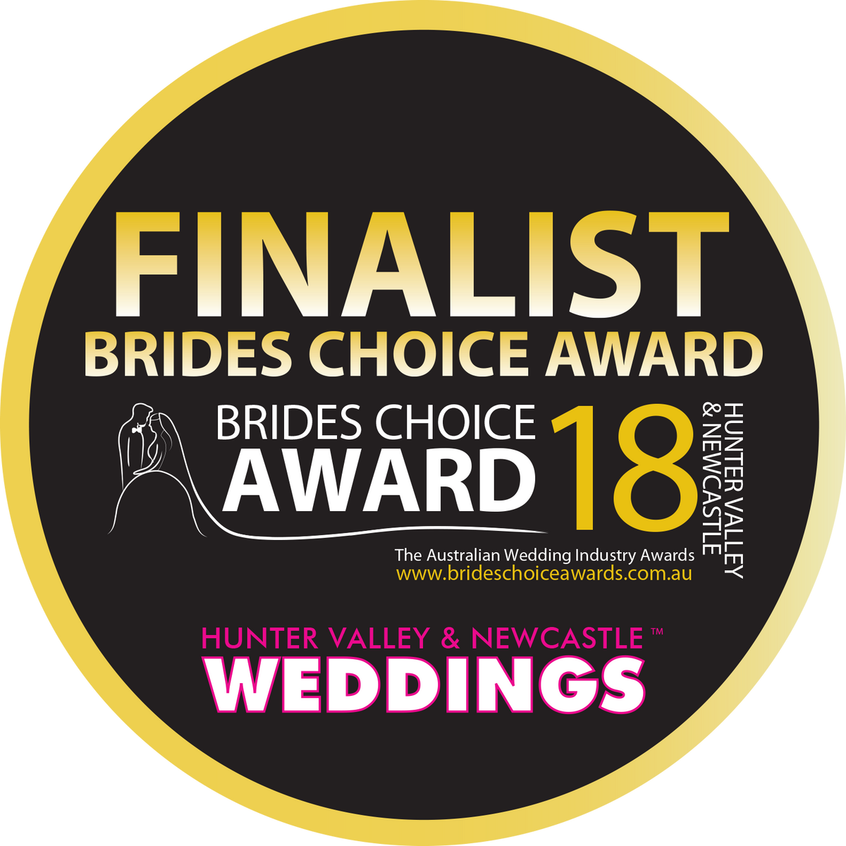 brides choice award finalist 2018
