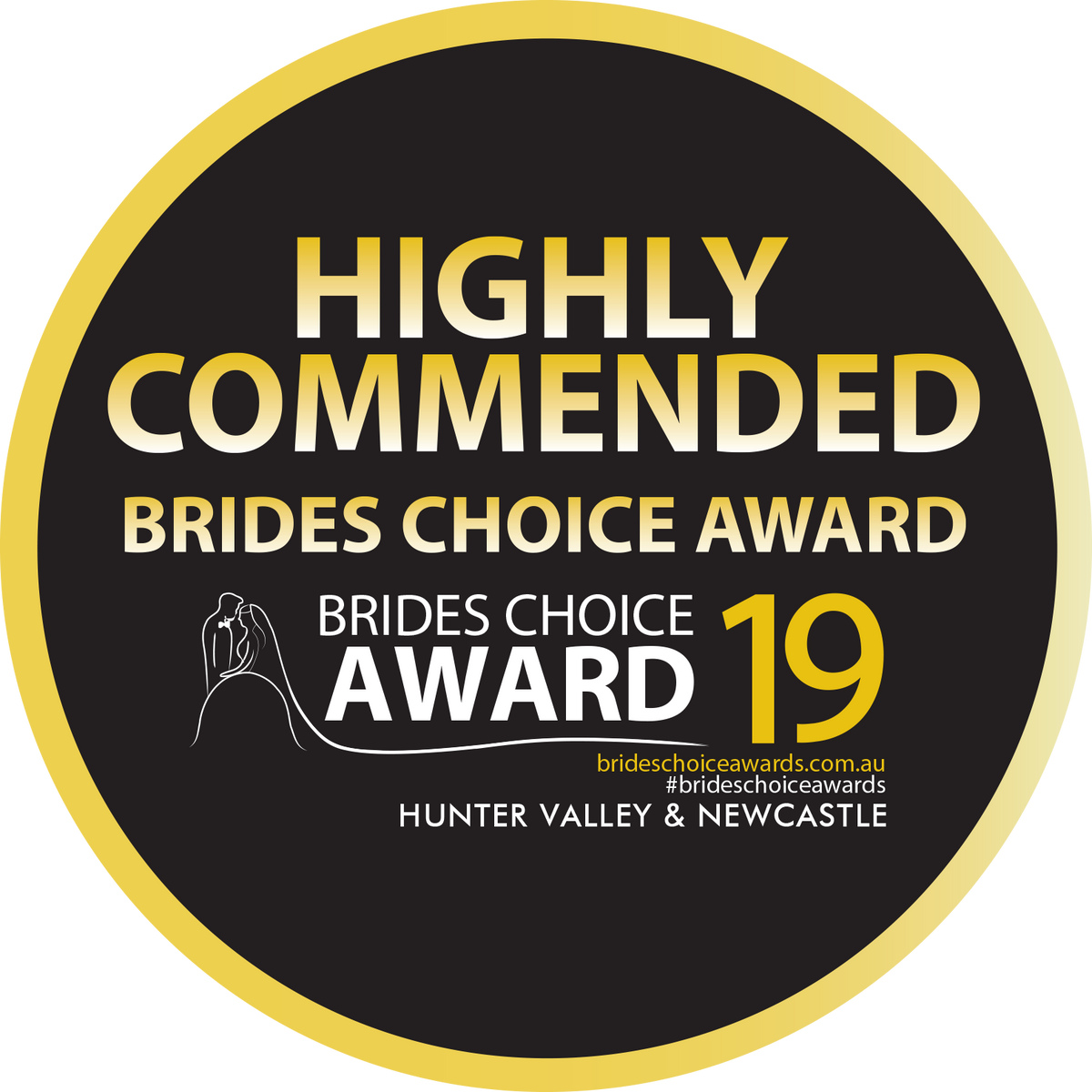 brides choice award highly reocommended 2019