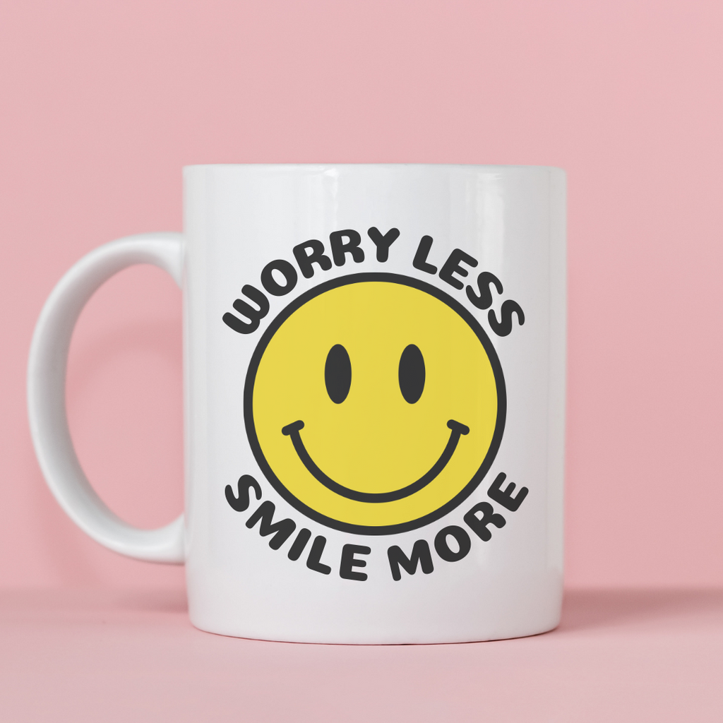 Preppy Smiley Face - Smiley Face - Mug