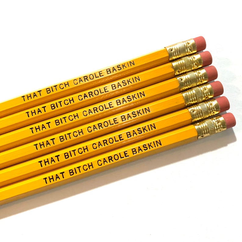 Petty, Petty Bitch Pencil Set in Lilac | Set of 5 Funny Sweary Profanity  Pencils