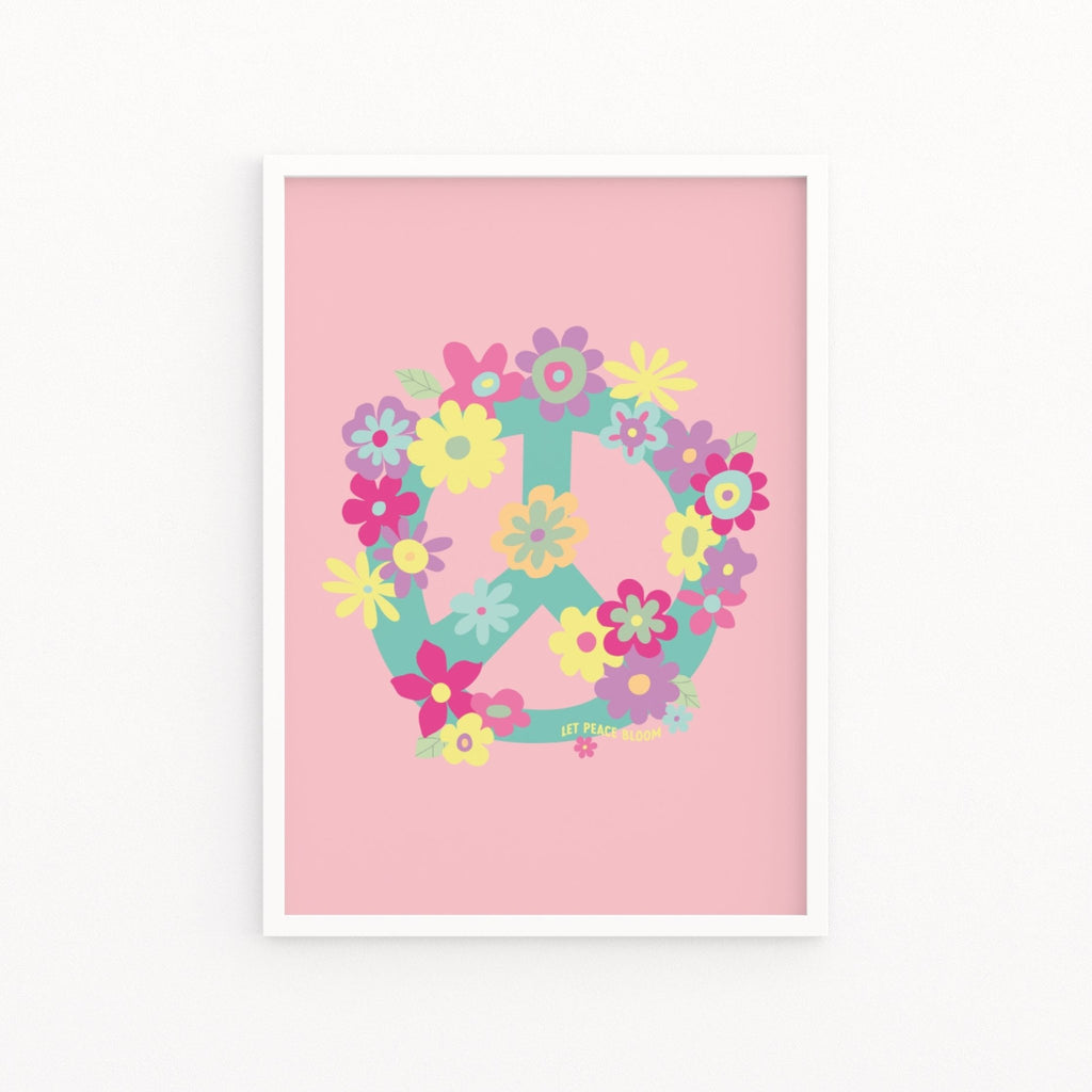 Happy Place Pastel Pink Print from Colour Your Life Club
