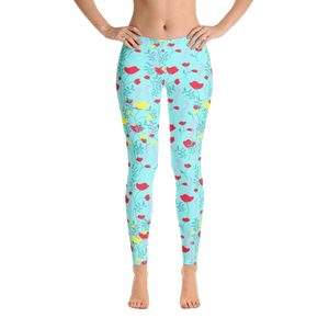 Californian Poppy Leggings - vierrawatches  