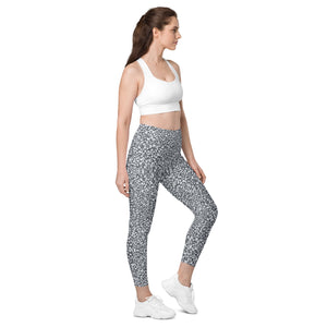 Gray Safari Leggings with pockets