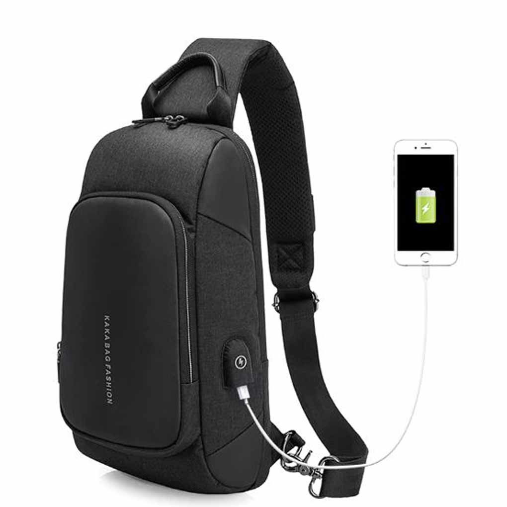 crossbody bag with usb port