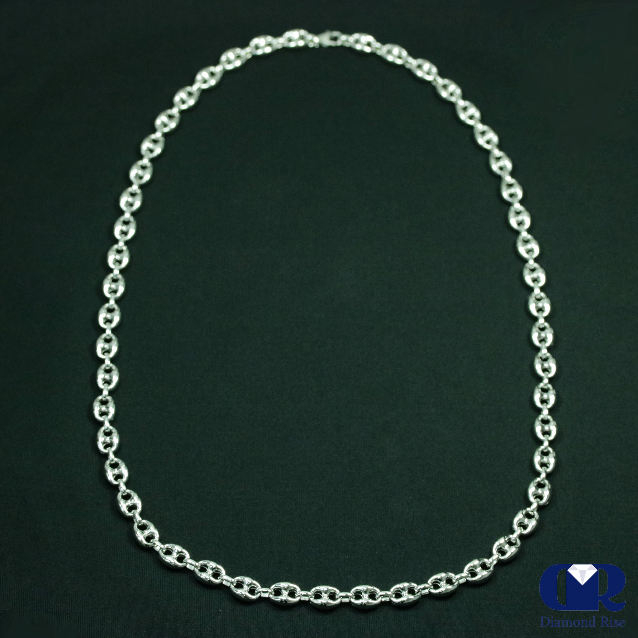 men's puffed mariner link chain