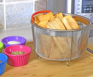 304 Stainless Steel Steamer Basket Instant Pot Accessories for 3/6