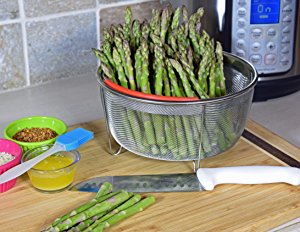 Original Salbree Steamer Basket for 3 quart Instant Pot Accessories,  Stainless Steel Strainer and Insert fits IP Insta Pot, Instapot 3 qt, Other