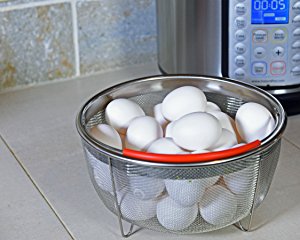 Collapsible Stainless Steel Egg Steamer Rack Insert Compatible with Instant  Pot Accessories IP Insta Pot, Instapot 6qt Salbree, 8qt, Trivet & Other