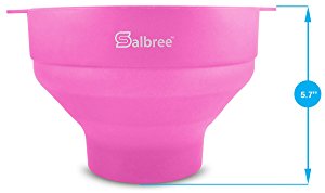 The Original Salbree Microwave Popcorn Popper Machine, Silicone Popcorn  Maker, Collapsible Microwavable Bowl - Hot Air Popper - No Oil Required -  The