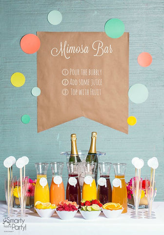 MimosaBar Carafes  Mimosa bar, Mimosa bar baby shower, Brunch bubbly  bridal shower