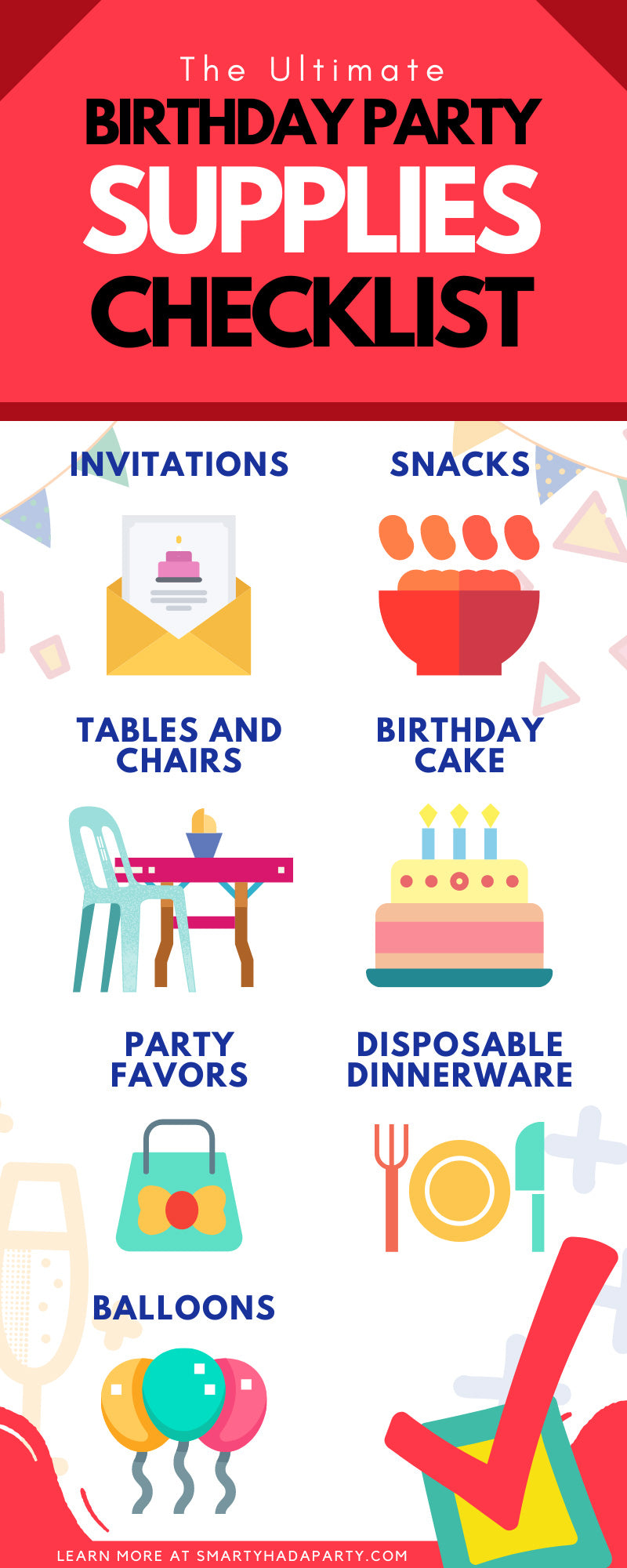 The Ultimate Birthday Party Supplies Checklist