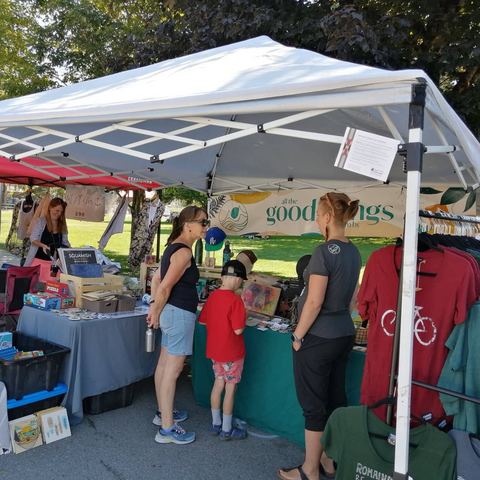 all the good things from bc booth at squamish street market