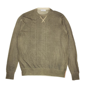 Olive G.16 Wool Cashmere Hand Print Sweater