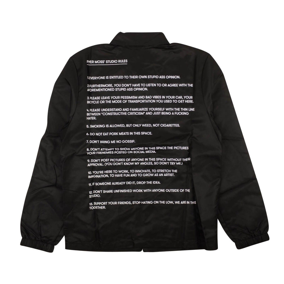 Black Satin Snap Jacket – Shop 375™