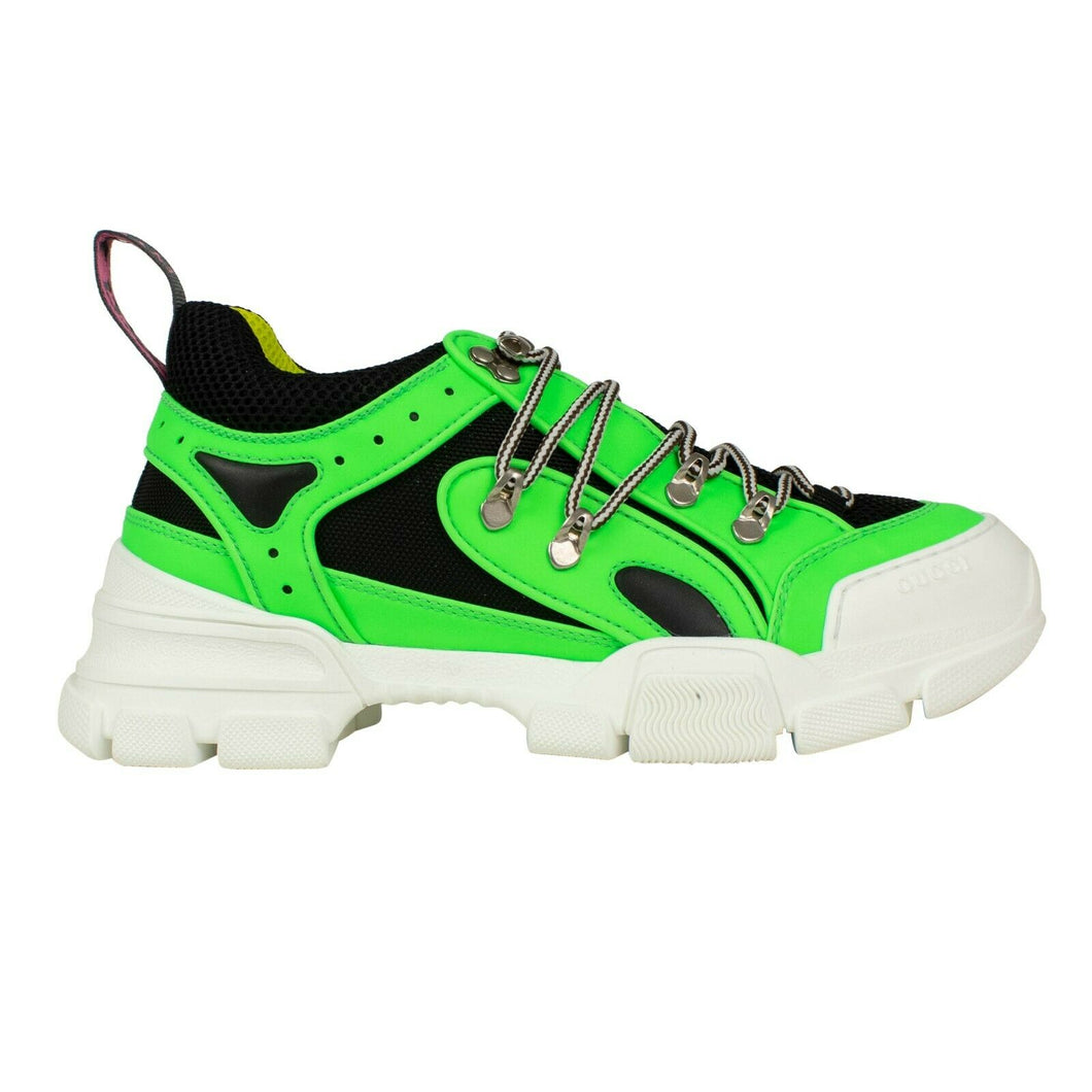 sneakers with neon green