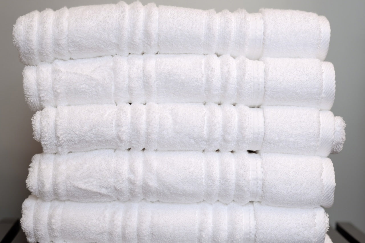 how to fold towels concept-stacked towels