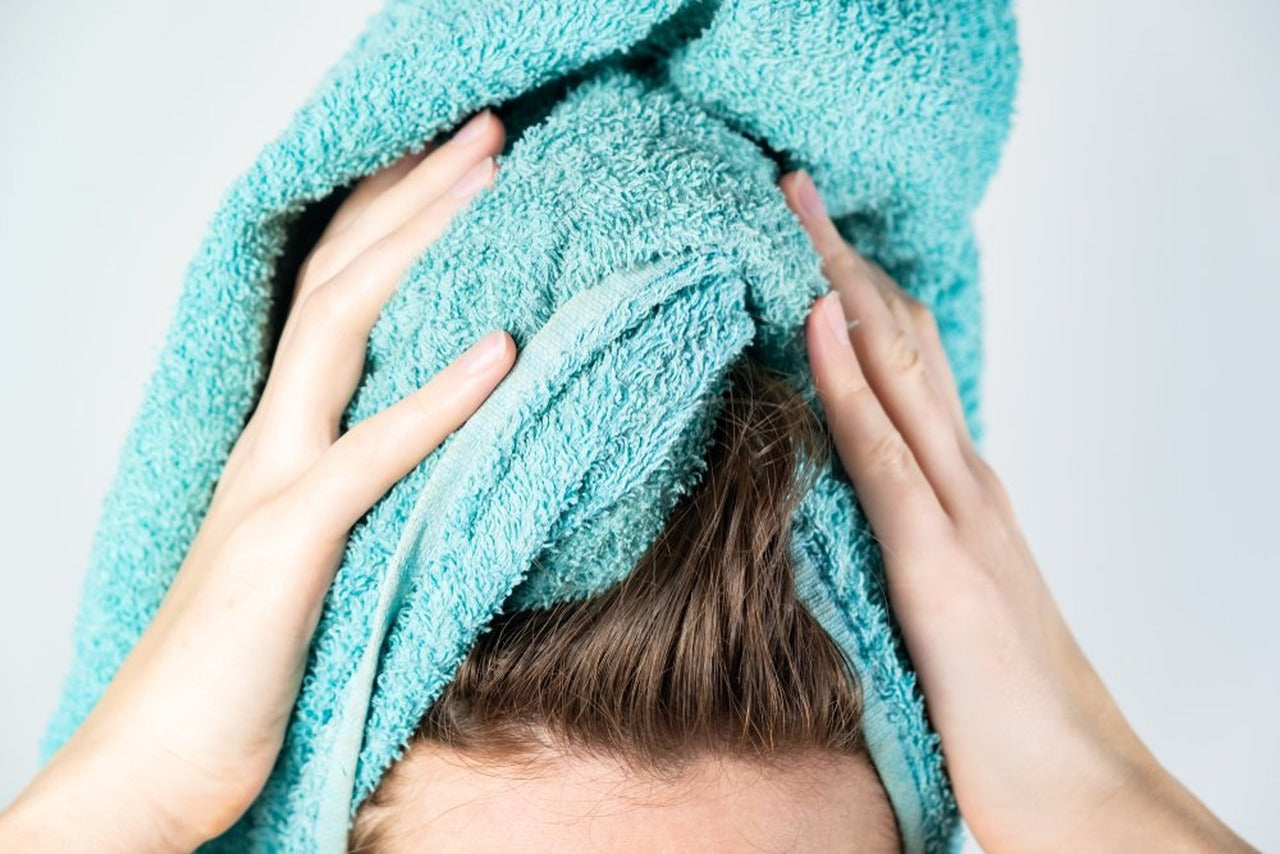 how to wrap your hair with towel