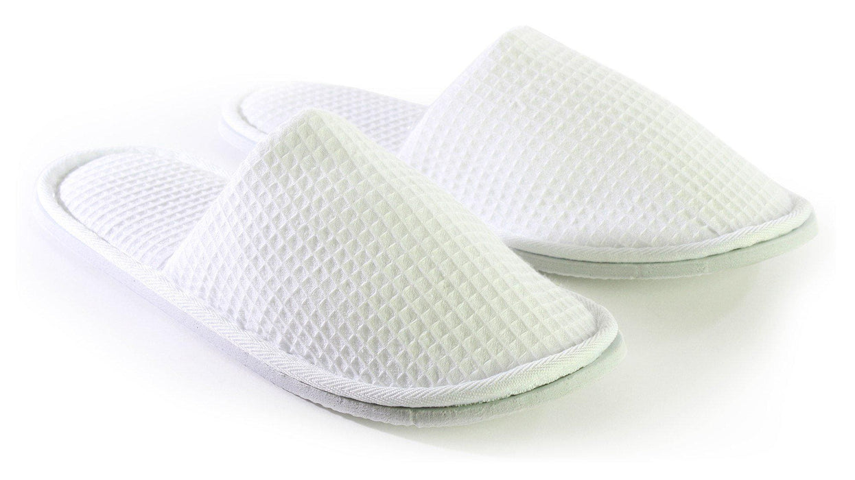Adult Closed Toe Waffle Slippers, Wholesale Slippers — RobesNmore