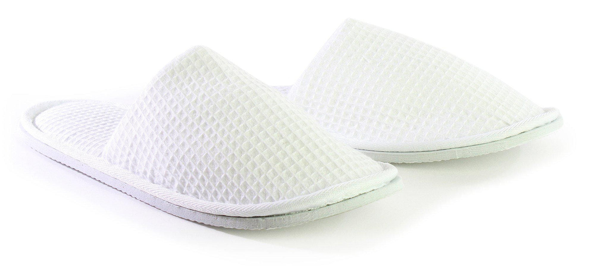 Adult Closed Toe Waffle Slippers, Wholesale Slippers — RobesNmore