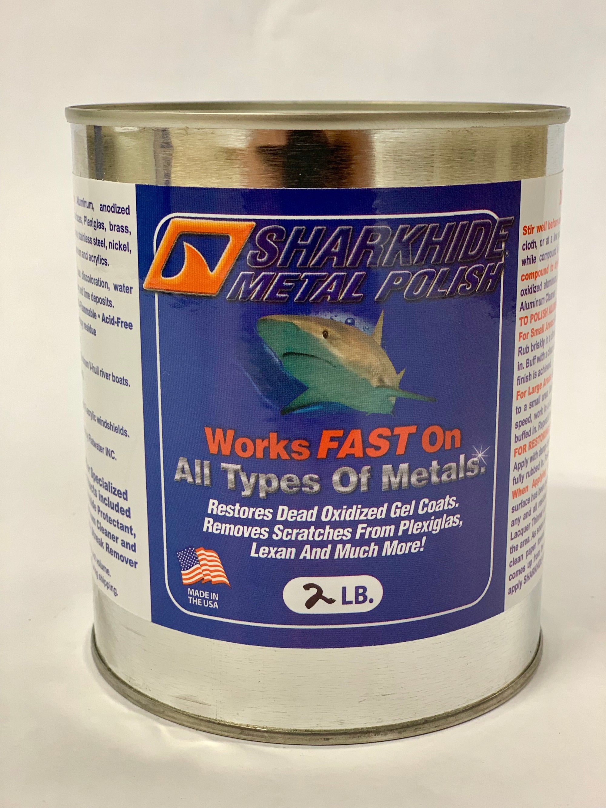 SHARKHIDE Metal Polish 1LB Can - Sharkhide Store