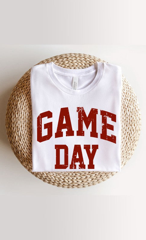 Vintage Game Day Graphic Tee PLUS - Style Baby OMG Fashion Boutique - Stylebabyomg - Buy - Aesthetic Baddie Outfits - Babyboo - OOTD - Shie 