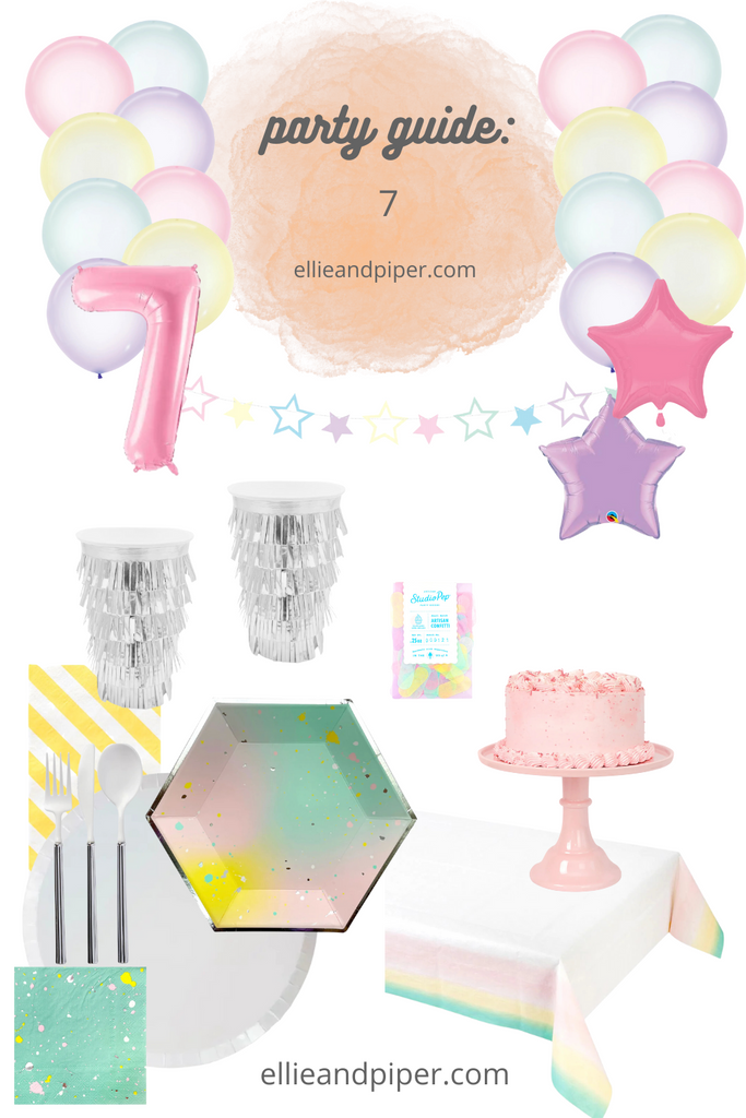Pink Rainbow Ombre Balloon Garland Kit from Ellie's Party Supply