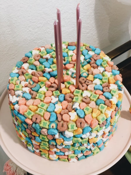 lucky charm birthday cake