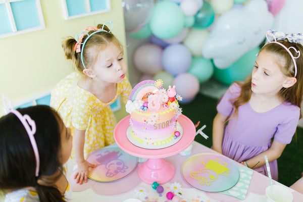 Peppa Pig] Peppa Pig Happy Birthday Cloud Balloons Bouquet - Give Fun