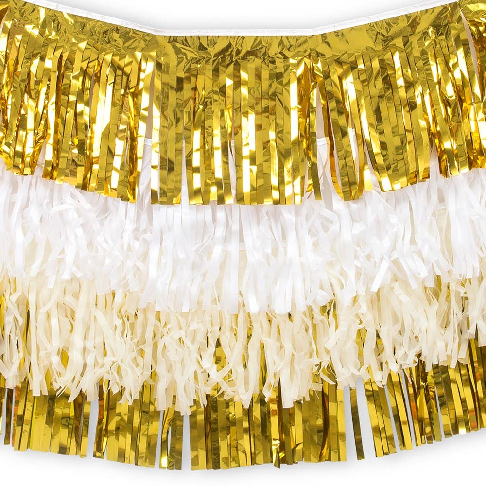 mylar fringe garland