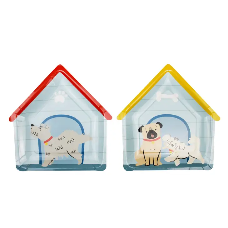 Dog House Plates (Set of 12)