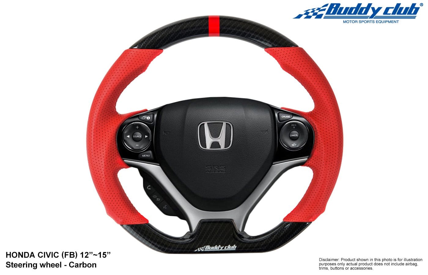 Racing Spec Steering Wheel For 2012 2015 Honda Civic