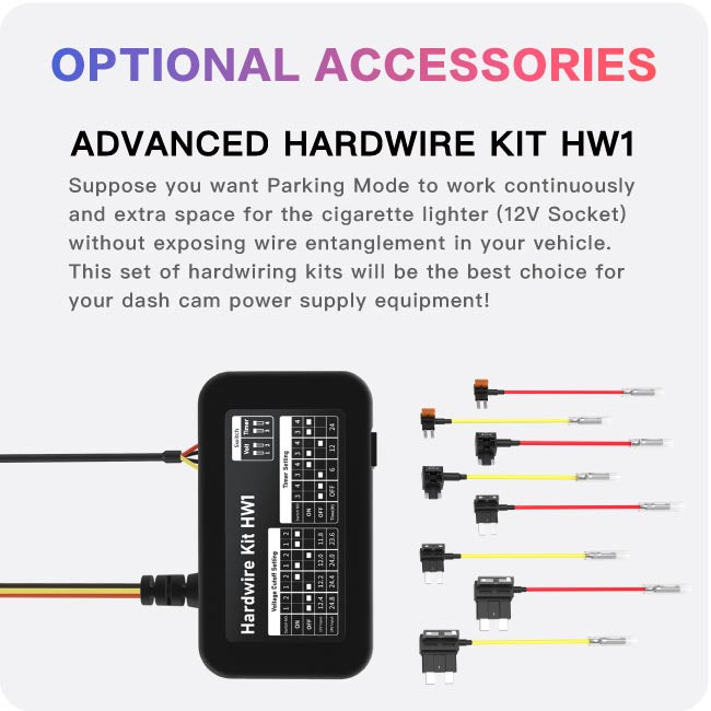 ultradash dash cam hardwire kit