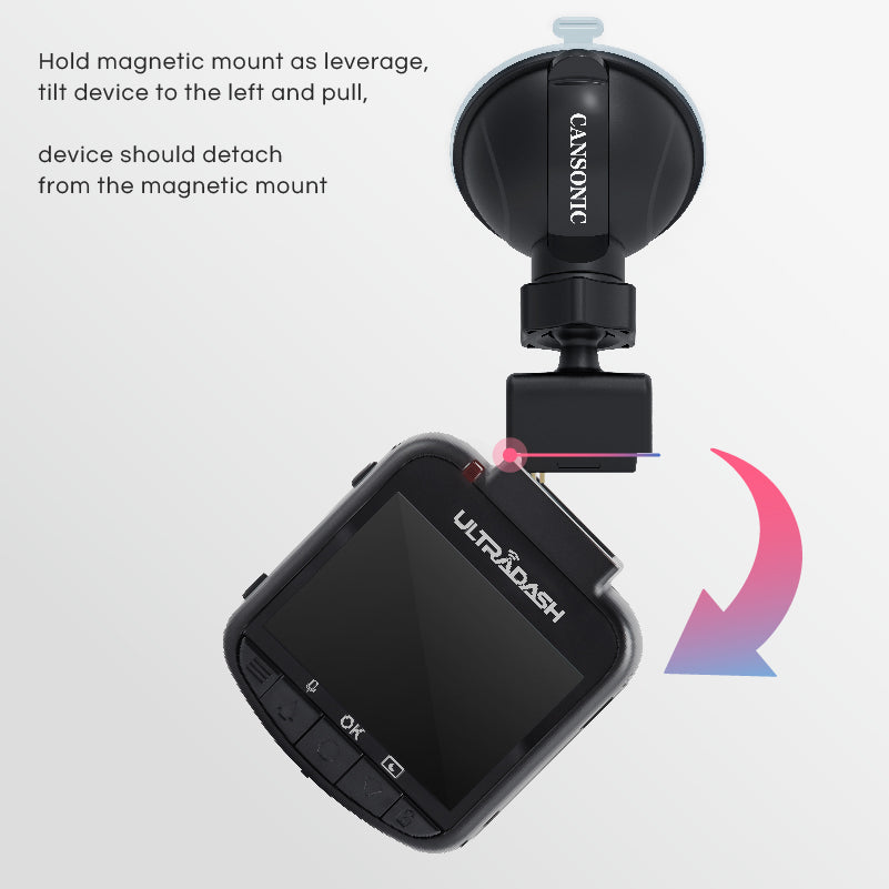 GPS Magnetic Suction Cup Mount – Cansonic Dash Cam