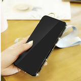 Plus Bling Handle Strap Leather Case For Samsung Galaxy - carolay.co