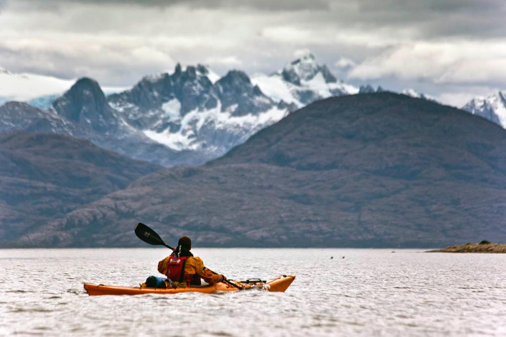 ice cap, sea kayak, adventure, patagonia, photography