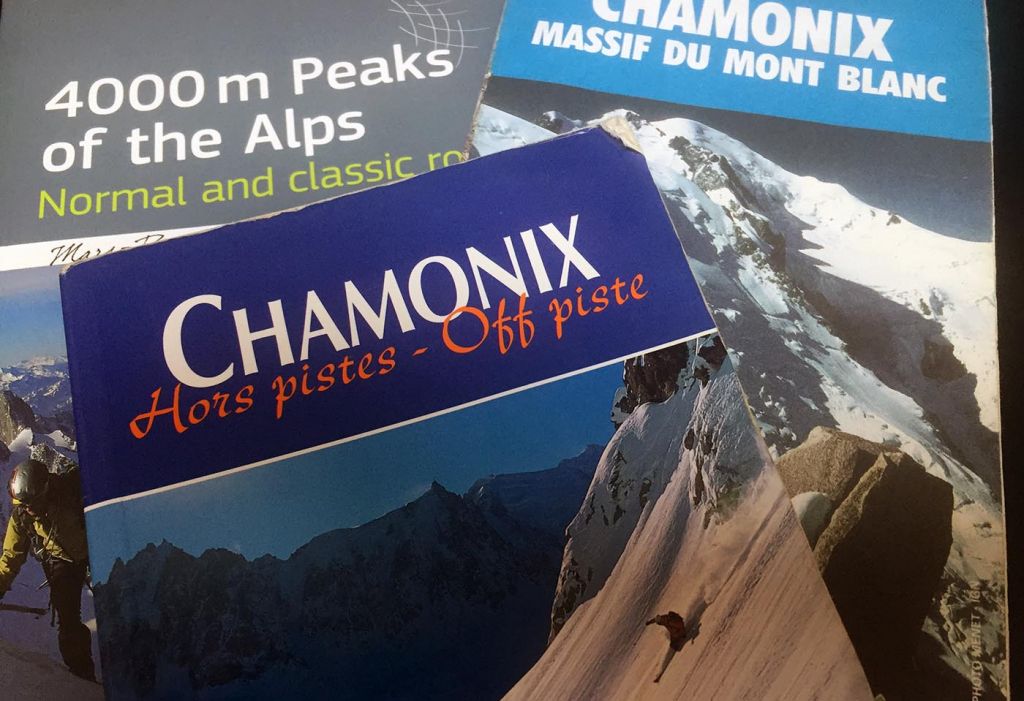 guidebooks, chamonix, skiing, adventure, photography