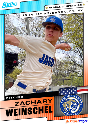 John Jay High school Weinschel pitcher pitching data