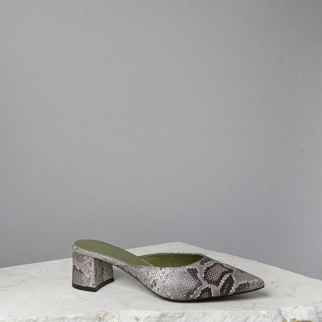 Python Mule | Lou Luxury Footwear 