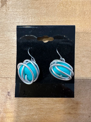 Turquoise PJ's Earring - Twist Boutique