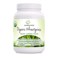 Amazing India Organic Wheatgrass Powder 16 Oz