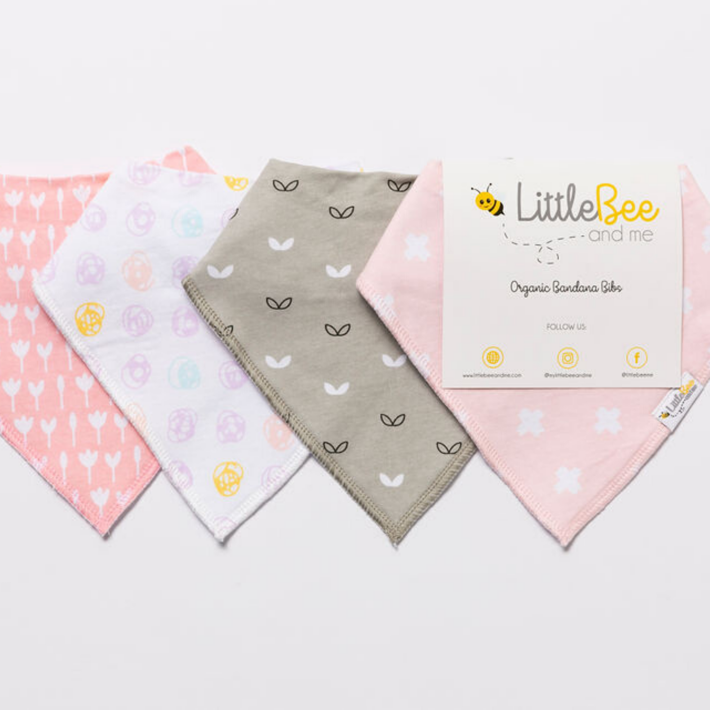 little me bandana bibs