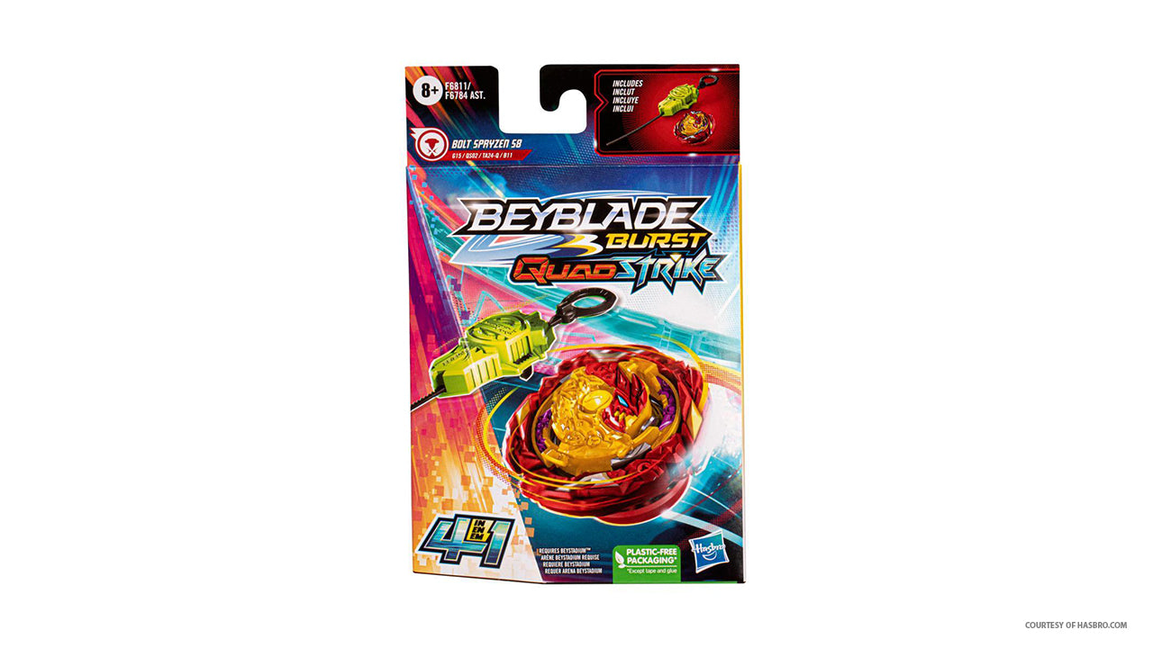 Beyblade Burst QuadStrike Bolt Spryzen S8