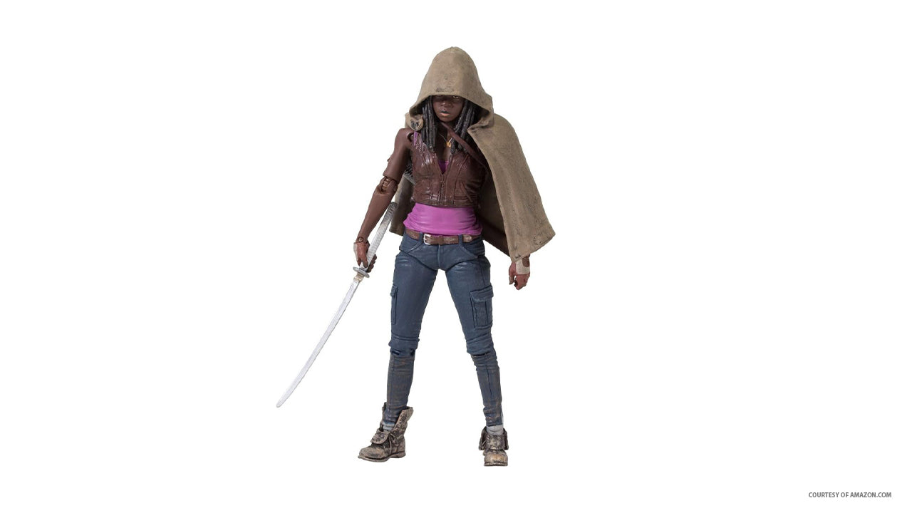Michonne and Pets from The Walking Dead