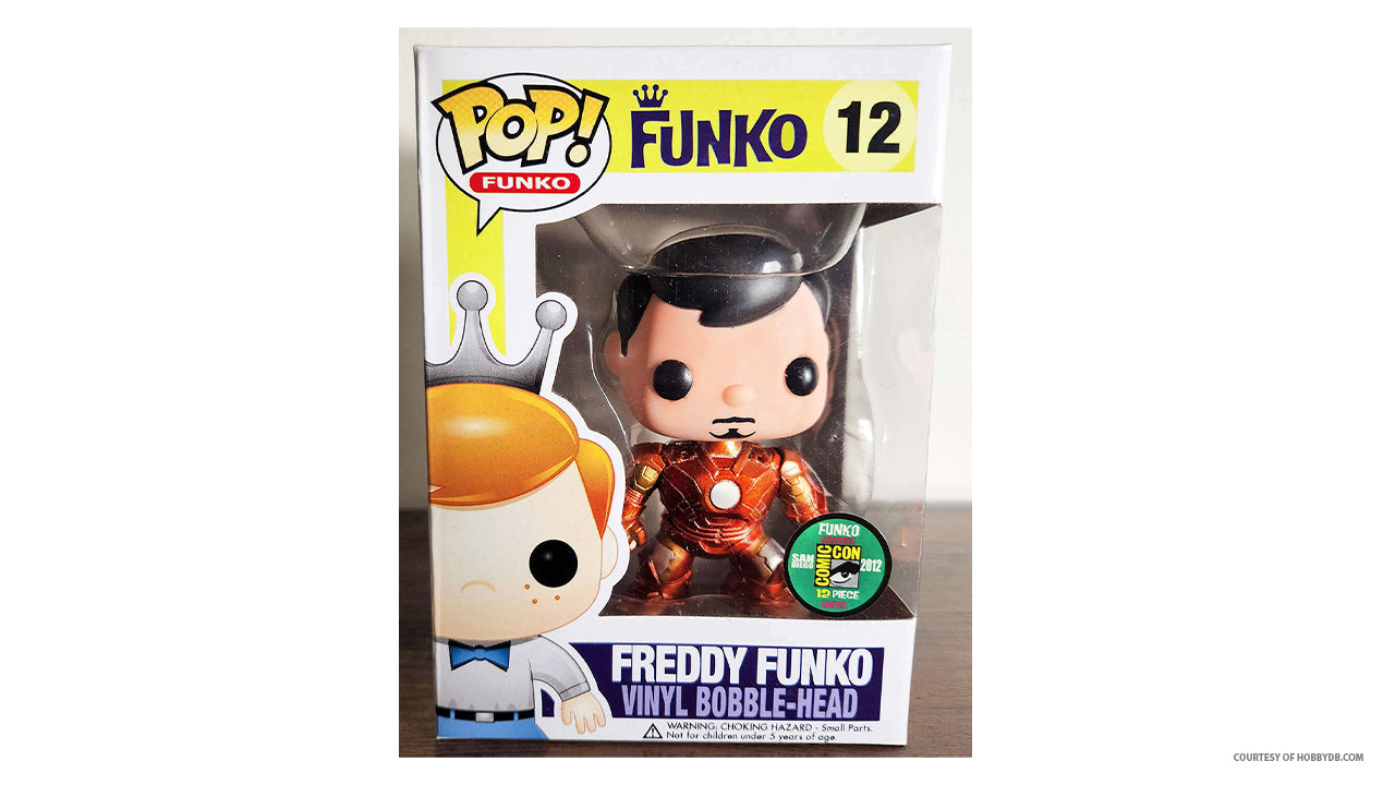 Freddy Funko Metallic Iron Man