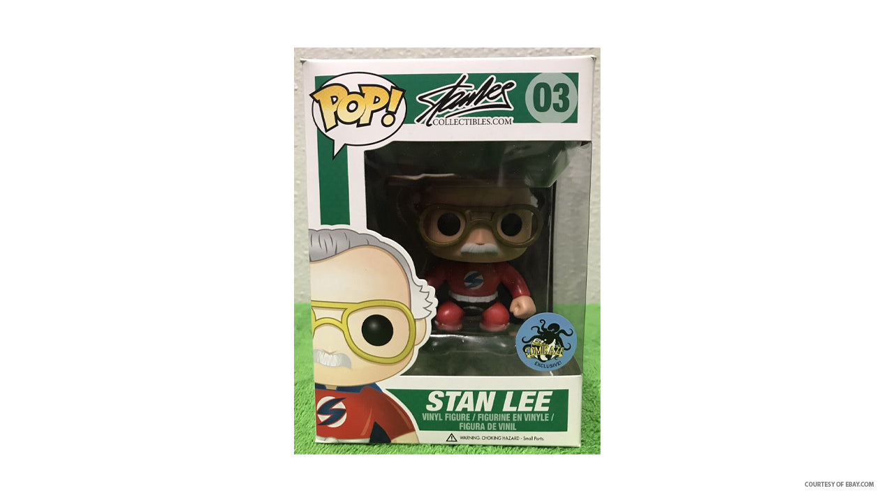 Stan Lee Superhero (Red Metallic)