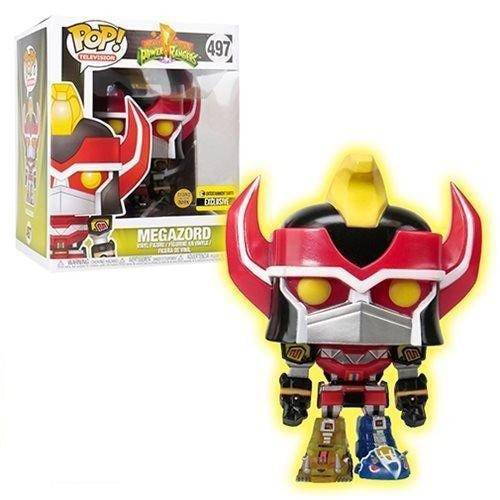 Funko Pop! 497 Power Rangers Megazord Glow-in-the-Dark 6-Inch Pop! Vinyl Figure - Entertainment